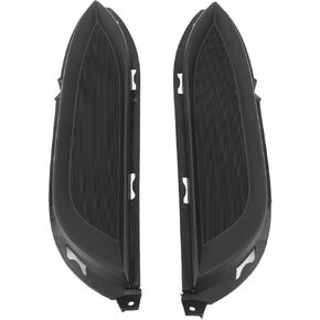 Akozon Fog Light Hole Cover, 2PCS Fog Light Grille Molding Trim Left Right Front Bumper Fog For KIA Forte Sedan 2014 to 2016