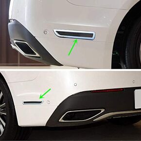 Ziwen New Chrome Rear Wheel Side Turn Signal Light Cover Trim for Lincoln MKZ 2014-2020