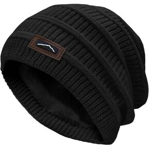 ZOORON Slouchy Beanies Hats for Men Women Warm Knit Winter Hats Chunky Beanie Infinity Scarf Set in Kuwait