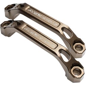 Agency 6 - Billet Grab Handle (Pair) - Universal Fitment for Offroad and Overland Vehicles - Roof Racks - Made in The USA - Stainless Steel Hardware Included (Bronze)