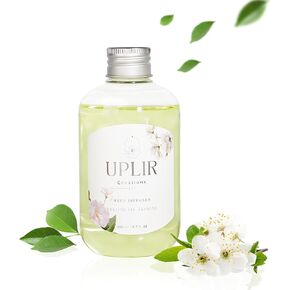 White Tea & Jasmine X2 Essential Oils Refill 6.7 oz, 5 Sticks for Reed Diffusers, Electric Diffuser Oil Machines, and Oil Warmers