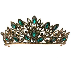 LIMELIA Women's Tiara - Crown for Henna Wedding Party | Glitter Hair Accessories for Bridal Birthday Pageant Prom Halloween Cos-play Costume Christmas Party, Princess Crowns | Traditional Crystal - Burgundy