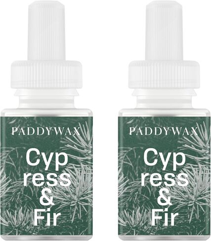 Pura & Paddywax Home Scent Refill - Smart Home Air Diffuser Fragrance - Up to 120-Hours of Luxury Fragrance per Refill - Household Essential - Clean Diffuser Fragrance - 2 Pack, Tobacco & Patchouli in Saudi Arabia
