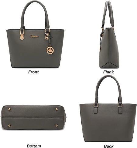 Soperwillton Women Handbags Wallet Tote Bag Shoulder Bag Top Handle Satchel 3pcs Purse Set in Saudi Arabia