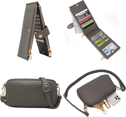 Soperwillton Women Handbags Wallet Tote Bag Shoulder Bag Top Handle Satchel 3pcs Purse Set in Saudi Arabia