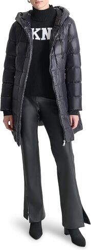 DKNY Women's Hooded Down-Filled Long in Saudi Arabia