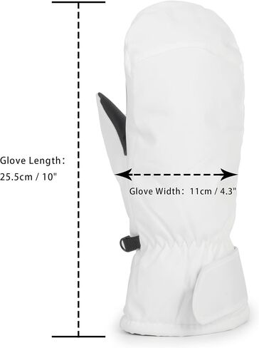 Women-Men Winter Ski-Gloves - Non-Slip-Thickened-Warm-Mittens Waterproof Cold-Weather Touchscreen-Cycling-Gloves S/M in Saudi Arabia