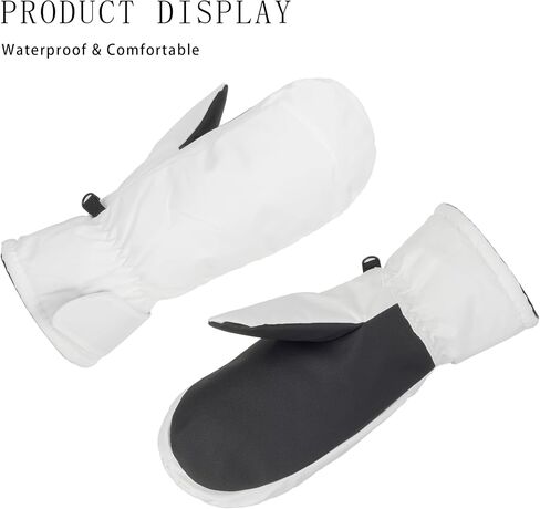 Women-Men Winter Ski-Gloves - Non-Slip-Thickened-Warm-Mittens Waterproof Cold-Weather Touchscreen-Cycling-Gloves S/M in Saudi Arabia