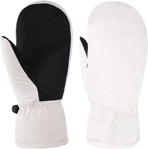 Women-Men Winter Ski-Gloves - Non-Slip-Thickened-Warm-Mittens Waterproof Cold-Weather Touchscreen-Cycling-Gloves S/M in Saudi Arabia