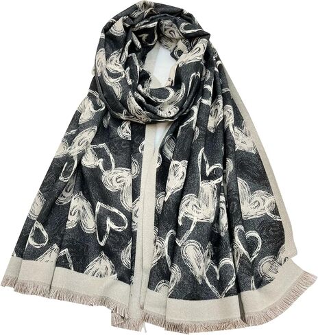 Scarfs for Women Pashmina - 78'' x 24'' Silky Shawl Wrap for Evening Dressing - Blanket Open Front Poncho Cape in Saudi Arabia