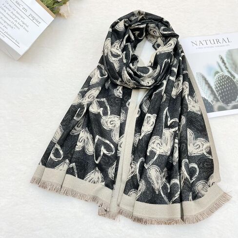 Scarfs for Women Pashmina - 78'' x 24'' Silky Shawl Wrap for Evening Dressing - Blanket Open Front Poncho Cape in Saudi Arabia