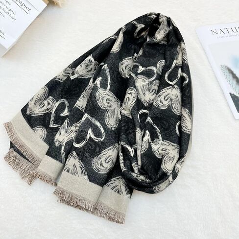 Scarfs for Women Pashmina - 78'' x 24'' Silky Shawl Wrap for Evening Dressing - Blanket Open Front Poncho Cape in Saudi Arabia