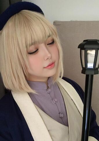 C-ZOFEK Falin Touden Cosplay Wig Short Wig for Halloween Anime Party (one size) in Saudi Arabia