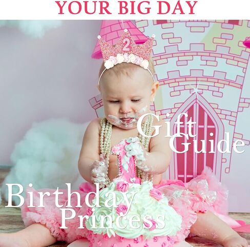 SuPoo Birthday Decorations for Girls - 6th Birthday Headband Crown, Glitter Hair Band, Flower Princess Tiara Hair Accessory for Party in Saudi Arabia