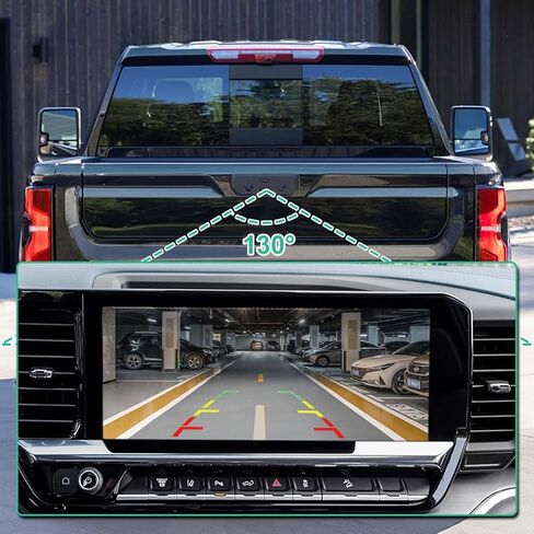 85573256 استبدال كاميرا OE لسيارة شيفروليه سيلفرادو 2500 3500 Crew 2024 & GMC Sierra 2500 3500 Crew 2024، GreenYi كاميرا معلومات السائق ذات الرؤية الجانبية الخلفية تحل محل 26445241، 84667444 in Kuwait