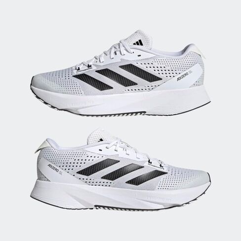 حذاء الجري اديداس Adizero SL للرجال، أبيض، مقاس 12.5 in Saudi Arabia
