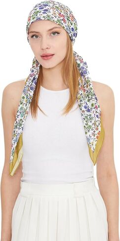 Headwear Pre Tied Head Scarves for Patterned Women Featuring | Soft Chemo Head Wear Headcover Ready Headwear in Saudi Arabia