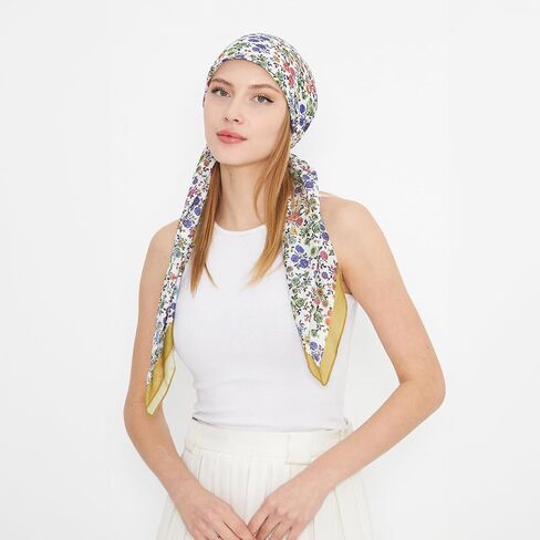 Headwear Pre Tied Head Scarves for Patterned Women Featuring | Soft Chemo Head Wear Headcover Ready Headwear in Saudi Arabia