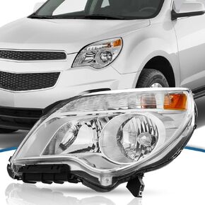 Compatible with 2010-2015 Chevy Equinox Headlight LS/LT/LTZ Halogen Type LH + RH Passenger & Driver Side in Kuwait