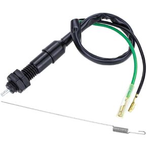 Motorcycle Universal Rear Brake Light Switch 2 Wire, Limcox Rear Brake Stop Light Switch Compatible with Honda Kawasaki Suzuki Yamaha