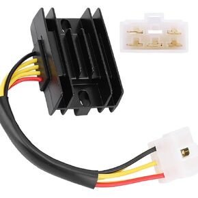 Voltage Regulator Rectifier 3280019B11 Compatible with Suzuki King Quad 300 1991-2002/ Quadrunner 160 1989-2004/ Quadrunner 250 1987-2002