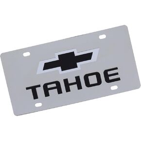 License Plate for Tahoe Chrome Stainless Steel - 1321N2-1B