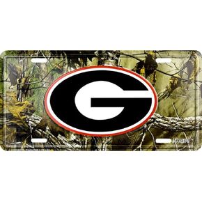 Signs 4 Fun Parody License Plate | Georgia Realtree Camo | 12" x 6" Decorative License Plate | Decoration Plate for Vehicle/Wall | Man Cave Decorations | Made in The USA