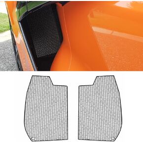 2Pcs Side Intake Grille Insert Radiator Guards,Driver and Right Passenger Aluminium Side Front Bumper Grille Vent Cover for Corvette C8 Z06 and E-Ray 2023-2024