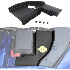 RT-TCZ Windshield Washer Tank Engine Bay Side Panel Cover Accessories for Dodge Charger 2011-2024,for Dodge Challenger 2015-2024,for Chrysler 300 300c 2011-2024 (Black)