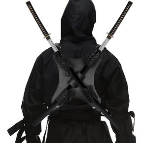Sword Bag Sword Carry Case Back Strap Waistband for Ninja Hero Cosplay Anime Costume - The Original