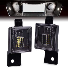 runmade 2x LED SMD License Plate Lights Bright White Compatible with Chevy 2014-2024 Silverado, Compatible with 2015-2024 GMC Sierra Canyon