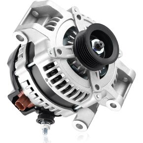 13868 Car Alternators 120 Amp, 6-Groove Pulley Fit for Dodge Stratus, for Chrysler Sebring 2001-2006 2.4L 2.7L Automotive Replacement Alternators 421000-0740, 4606755AA, 4606755AD, 421000-0230