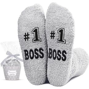 HAPPYPOP Gifts Ideas Socks for Men - Gifts for Bosses Police, Police Officer Gifts Male Female Boss
