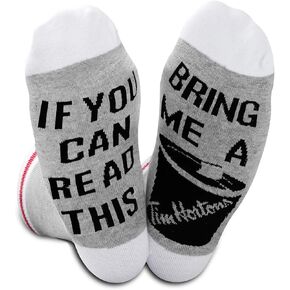 2PAIRS Coffee Gift If You Can Read This Bring Me A Coffee Funny Coffee Socks For Coffee Lovers
