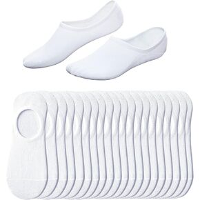 RICHBULL 20Pairs No Show Socks for Women & Men,Low Cut Socks Breathable Casual Socks Thin Sock No Slip