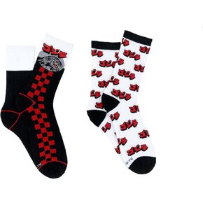 Everything Legwear Godzilla Streetwear Crew Socks (2 Pair) - One Size Fits Most