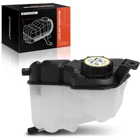 A-Premium Coolant Overflow Reservoir Tank [with Cap & Sensor] Compatible with Volvo S60 2011-2016, S80 2006-2015, XC60 2010-2016 & Land Rover LR2 2008-2012, Replace# 30680909, 30792150, 31200320