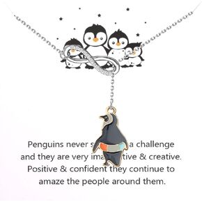 bobauna البطريق قلادة لطيف البطريق قلادة مجوهرات البطريق تحت عنوان هدية لمحبي البطريق in Kuwait