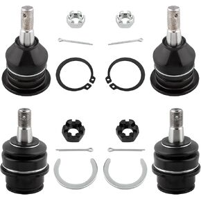 BOXI (Set of 4) Front Upper and Lower Ball Joints fit for Toyota Tacoma 2005 2006 2007 2008 2009 2010 2011 2012 2013 2014 2015 2016 2017 2018 2019 / Replaces K80827 K80811