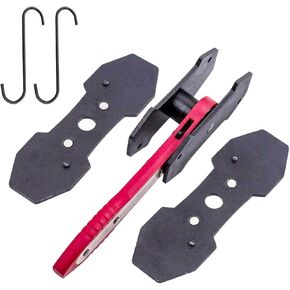 Brake Caliper Press Tool with Extra 2PCS Steel Plates, Car Wheel Caliper Piston Spreader Tool, 360 Degree Swing Ratchet Brake Wrench Tool, Brake Caliper Hanger (3PCS)