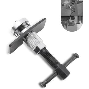 Pack-1 Car Brake Pad Replacement Tool, 5.39" x 3.74" Alloy Disc Brake Adjustment Kit, Brake Pad Replacement Caliper Compression Tool, Universal for Cars Repair Accessories (Black & Silver)