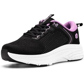 FitVille Women's Wide Walking Shoes Lightweight Sneakers for Women Wide Width Breathable Shoes for Wide Feet - Cloud Wanderer V18