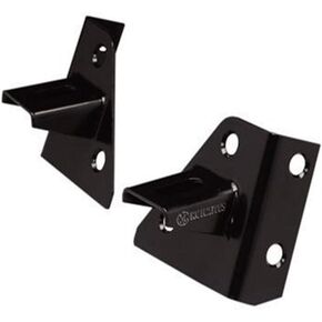 KC HiLiTES 7321 1976-1995 Jeep Wrangler YJ Windshield Hinge Light Mount Brackets - Set of 2 , Black