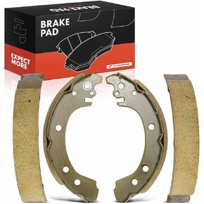 A-Premium Rear Ceramic Drum Brake Shoes Set Compatible with Select Toyota Models - Corolla 2002-2008, 4 Pcs