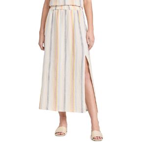 SUNDRY Women's Long Skirt W/Slit