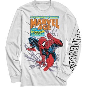 Marvel Spider-Man Age Long Sleeve Mens Adult T-Shirt