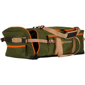 Trekker Duffle Bag ‐ Green/Orange/Tan