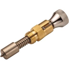 Carburetor Enrichment Knob for S&S Super "E", G" & "B" carburetors - Chrome Knurled Knob (35-0466) - Makes for Easy Adjustment (KNRLD)
