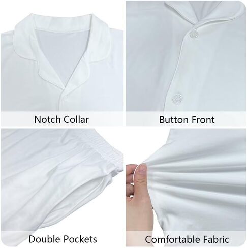 طقم بيجامة للنساء قطعتين طقم بيجامة نسائي بأزرار لأعلى وسراويل مقاس XS-4XL ملابس نوم in Kuwait