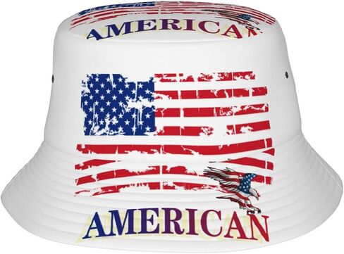 American Flag Bucket Hat American Fisherman Hat Flag Sun Hats America Caps for Women Men Outdoor in Saudi Arabia